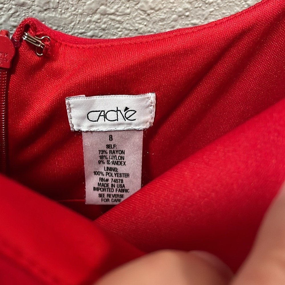 Red Cache Dress - Picture 5 of 5